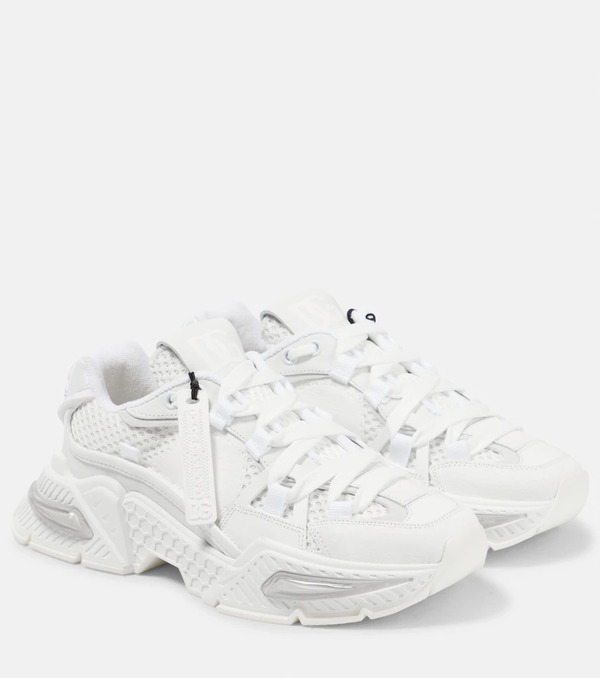 Dolce&gabbana Dolce&gabbana Airmaster Suede-trimmed Sneakers 