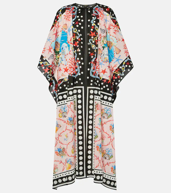  Dolce&gabbana Dolce&gabbana Capri Printed Cotton Kaftan 