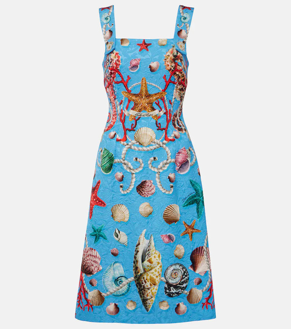  Dolce&gabbana Dolce&gabbana Capri Printed Minidress 
