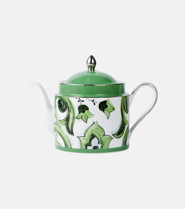  Dolce&gabbana Casa Dolce&gabbana Casa Majolica Porcelain Teapot 