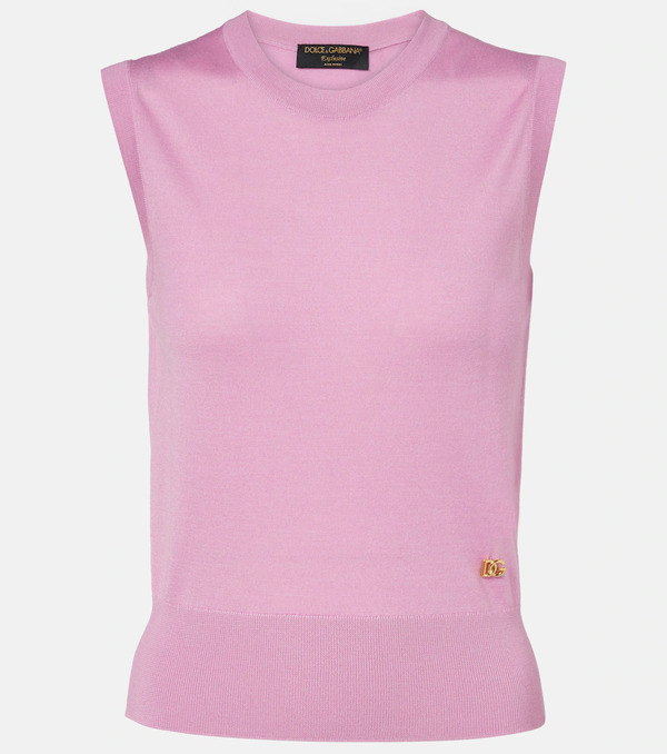  Dolce&gabbana Dolce&gabbana Cashmere And Silk Top 