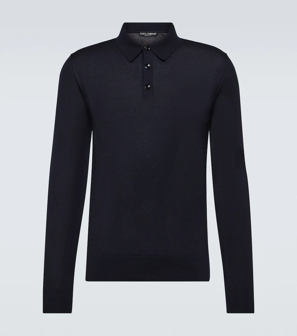  Dolce&gabbana Dolce&gabbana Cashmere Polo Sweater 