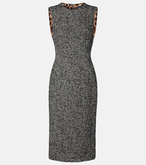  Dolce&gabbana Dolce&gabbana Checked Midi Dress 
