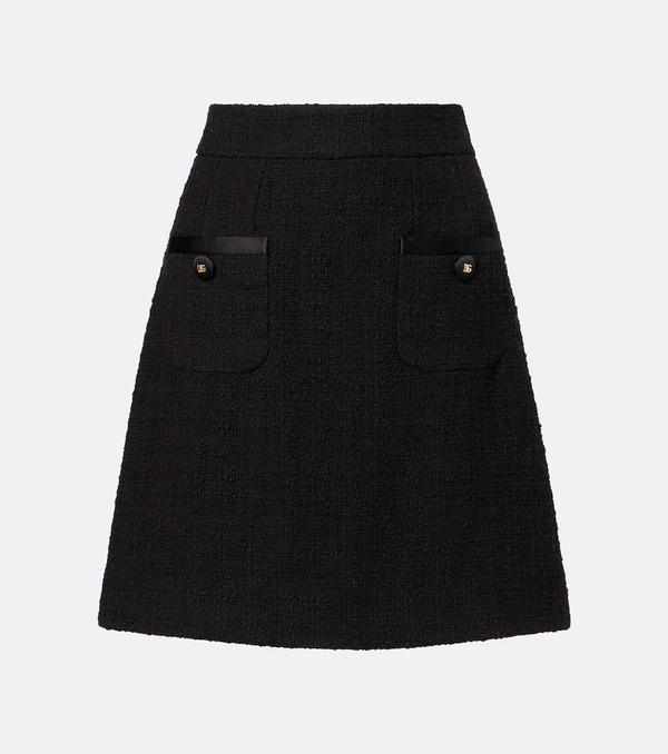  Dolce&gabbana Dolce&gabbana Cotton-blend Miniskirt 