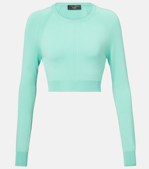  Dolce&gabbana Dolce&gabbana Cropped Sweater 