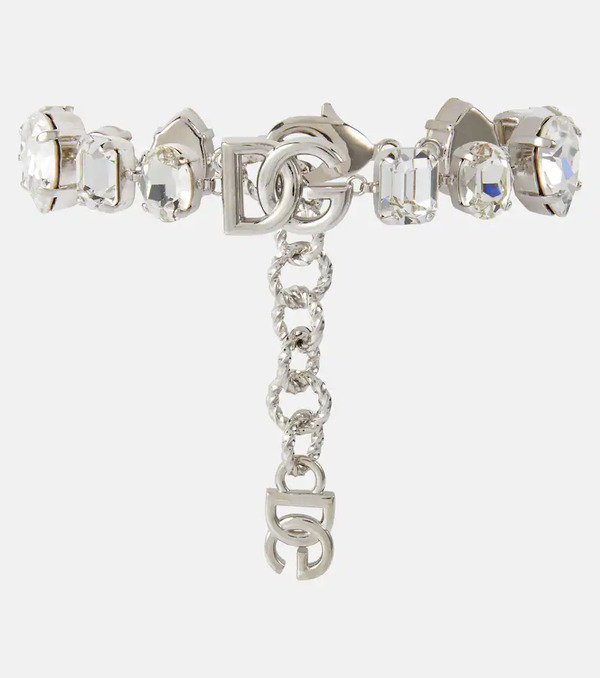  Dolce&gabbana Dolce&gabbana Dg Crystal-embellished Bracelet 