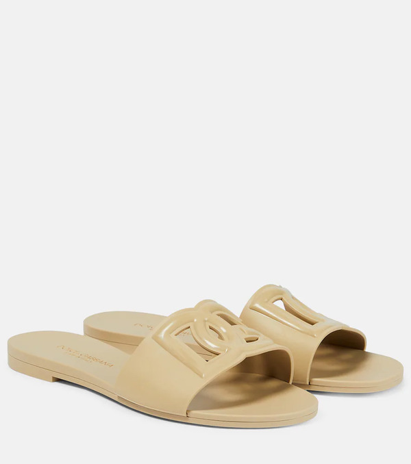  Dolce&gabbana Dolce&gabbana Dg Rubber Slides 