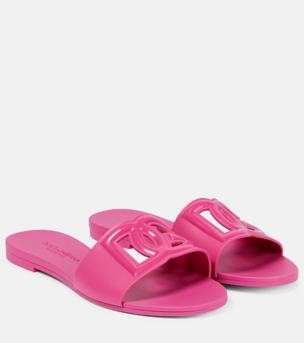  Dolce&gabbana Dolce&gabbana Dg Rubber Slides 