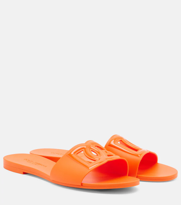  Dolce&gabbana Dolce&gabbana Dg Rubber Slides 