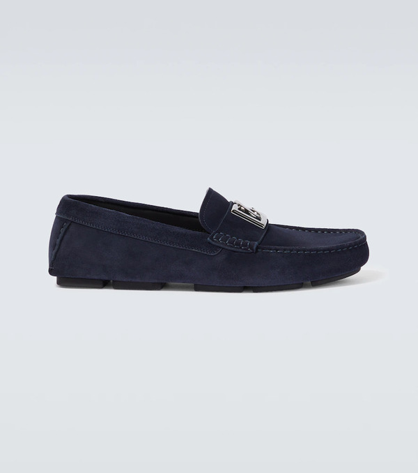  Dolce&gabbana Dolce&gabbana Dg Suede Loafers 