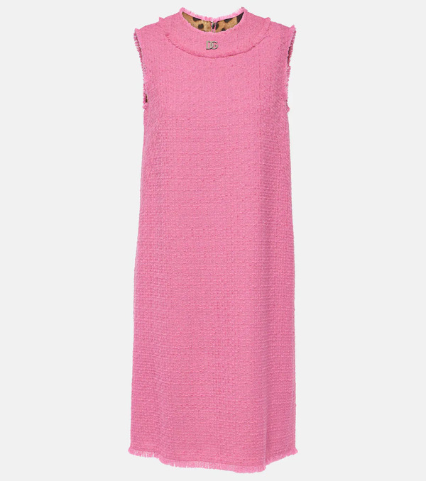 Dolce&gabbana Dolce&gabbana Dg Tweed Minidress 