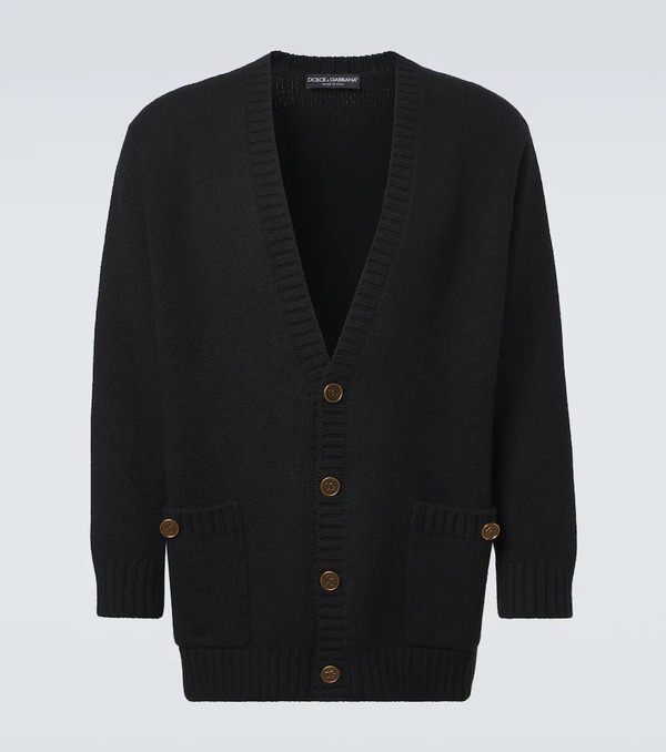  Dolce&gabbana Dolce&gabbana Dg Wool-blend Cardigan 