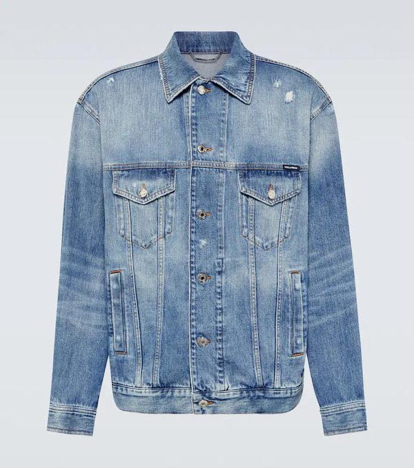  Dolce&gabbana Dolce&gabbana Distressed Denim Jacket 
