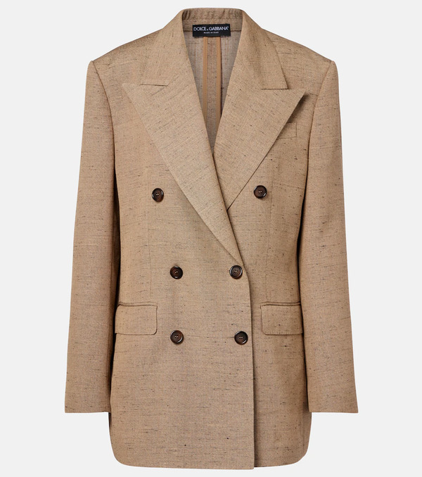  Dolce&gabbana Dolce&gabbana Double-breasted Oversized Blazer 