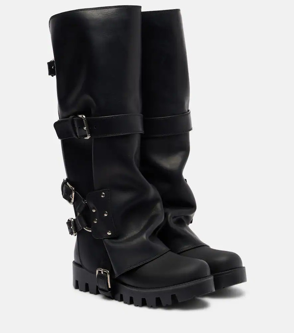  Dolce&gabbana Dolce&gabbana Leather Biker Boots 