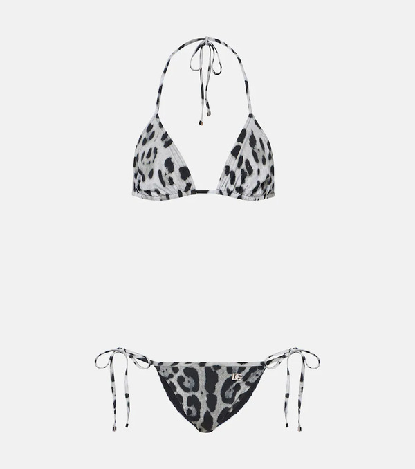  Dolce&gabbana Dolce&gabbana Leopard-print Bikini 
