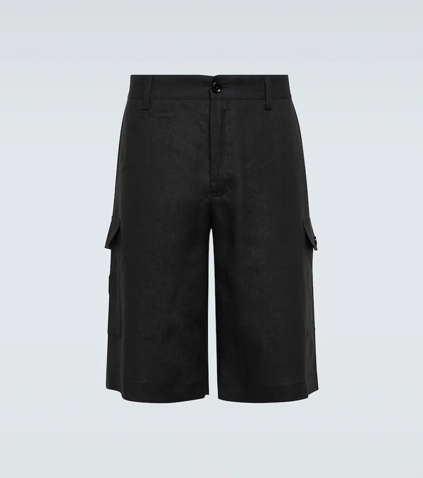  Dolce&gabbana Dolce&gabbana Linen Cargo Shorts 