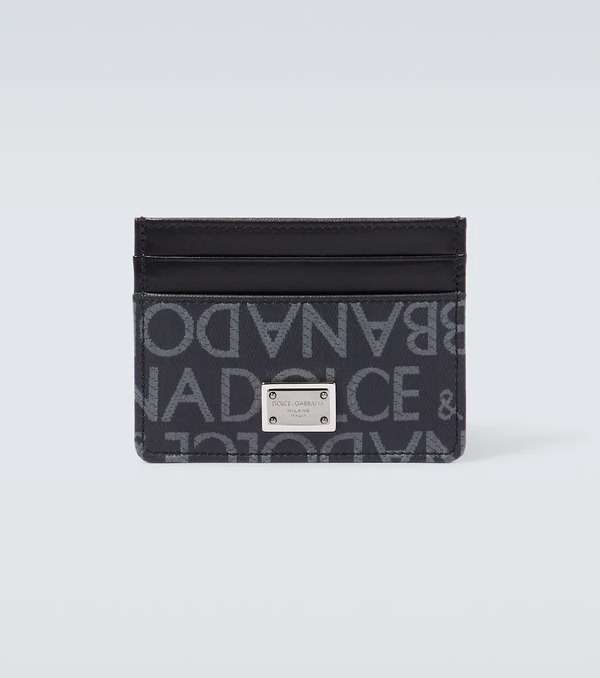  Dolce&gabbana Dolce&gabbana Logo Leather Card Holder 