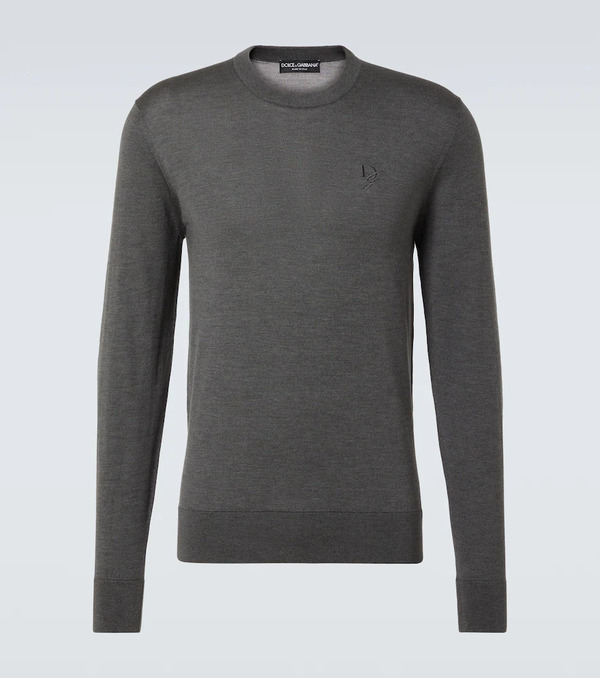  Dolce&gabbana Dolce&gabbana Logo Silk Sweater 