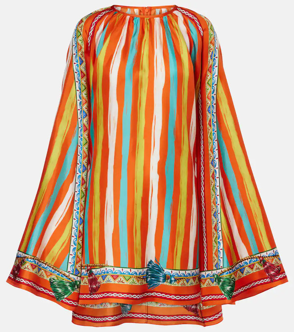  Dolce&gabbana Dolce&gabbana Oversized Striped Silk Shirt 