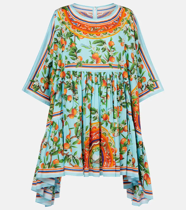  Dolce&gabbana Dolce&gabbana Printed Cotton Kaftan 
