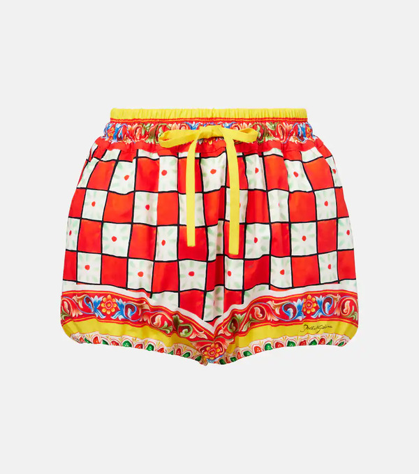  Dolce&gabbana Dolce&gabbana Printed Cotton Shorts 
