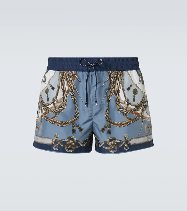  Dolce&gabbana Dolce&gabbana Printed Swim Trunks 