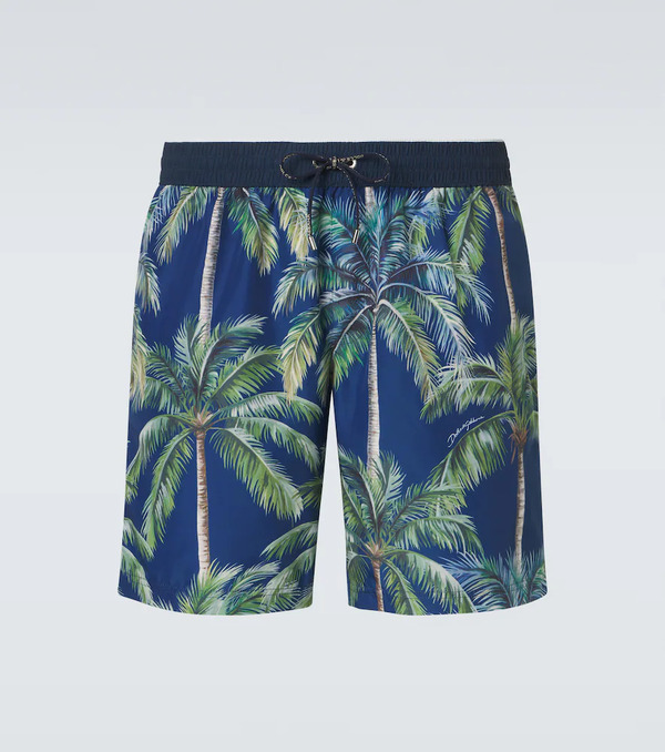  Dolce&gabbana Dolce&gabbana Printed Swim Trunks 