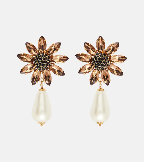  Dolce&gabbana Dolce&gabbana Re-edition Embellished Clip-on Earrings 