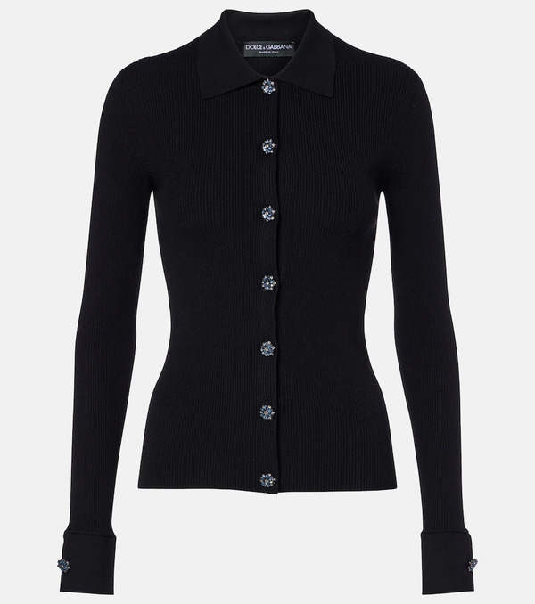  Dolce&gabbana Dolce&gabbana Ribbed-knit Cardigan 