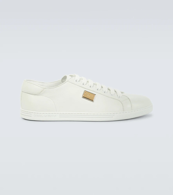  Dolce&gabbana Dolce&gabbana Saint Tropez Leather Sneakers 
