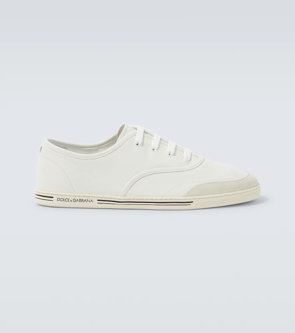  Dolce&gabbana Dolce&gabbana Saint Tropez Leather Sneakers 