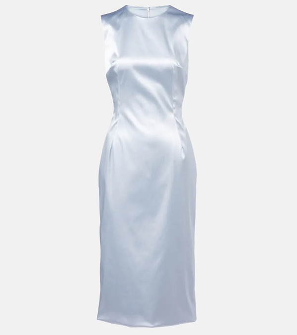  Dolce&gabbana Dolce&gabbana Satin Midi Dress 