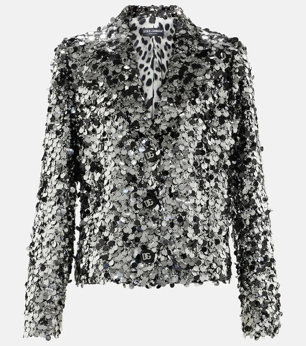  Dolce&gabbana Dolce&gabbana Sequined Blazer 