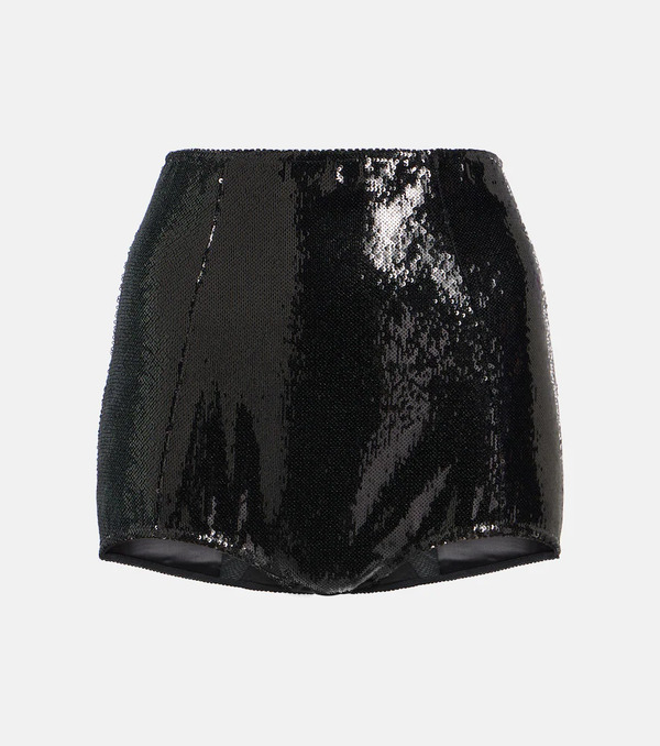  Dolce&gabbana Dolce&gabbana Sequined High-rise Briefs 