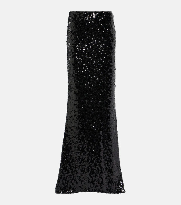  Dolce&gabbana Dolce&gabbana Sequined Maxi Skirt 