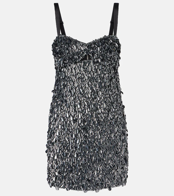  Dolce&gabbana Dolce&gabbana Sequined Minidress 