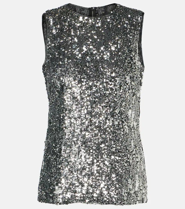  Dolce&gabbana Dolce&gabbana Sequined Top 