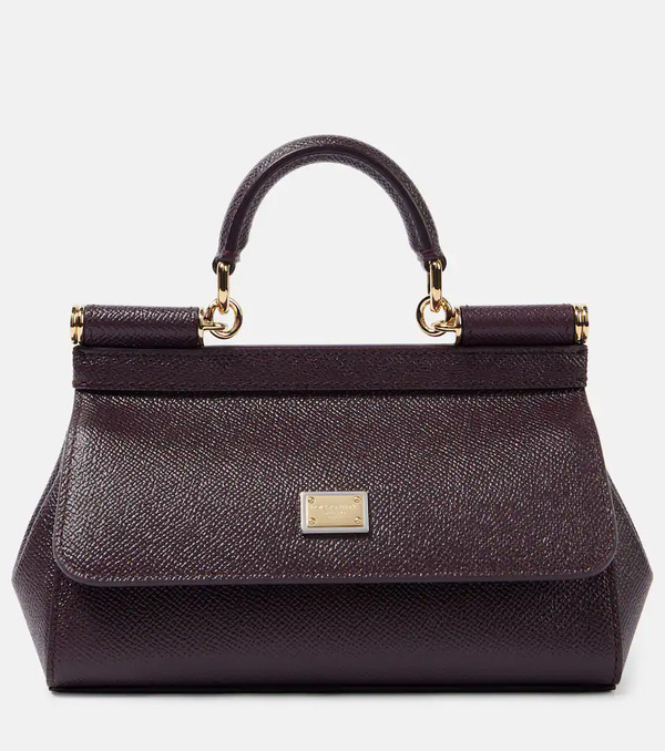  Dolce&gabbana Dolce&gabbana Sicily Small Leather Tote Bag 