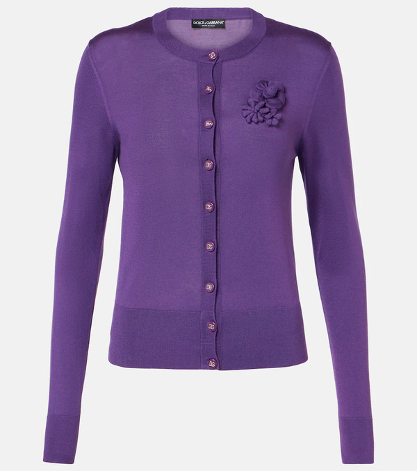  Dolce&gabbana Dolce&gabbana Silk Cardigan 
