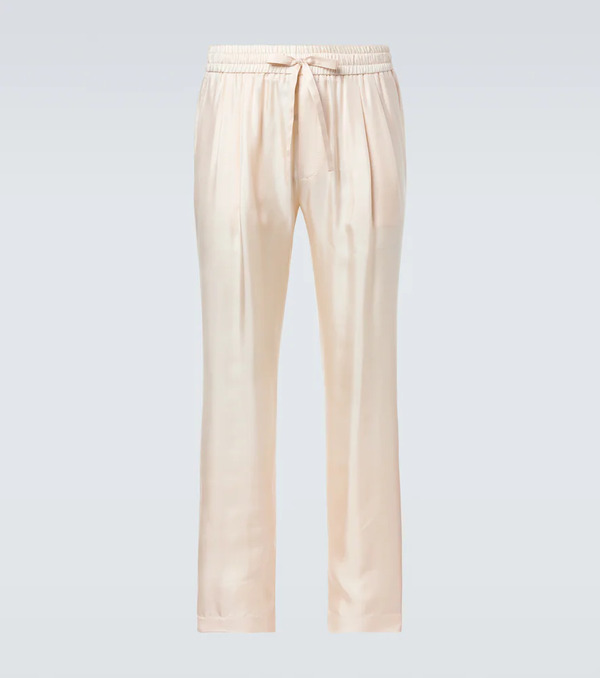  Dolce&gabbana Dolce&gabbana Silk Tapered Pants 