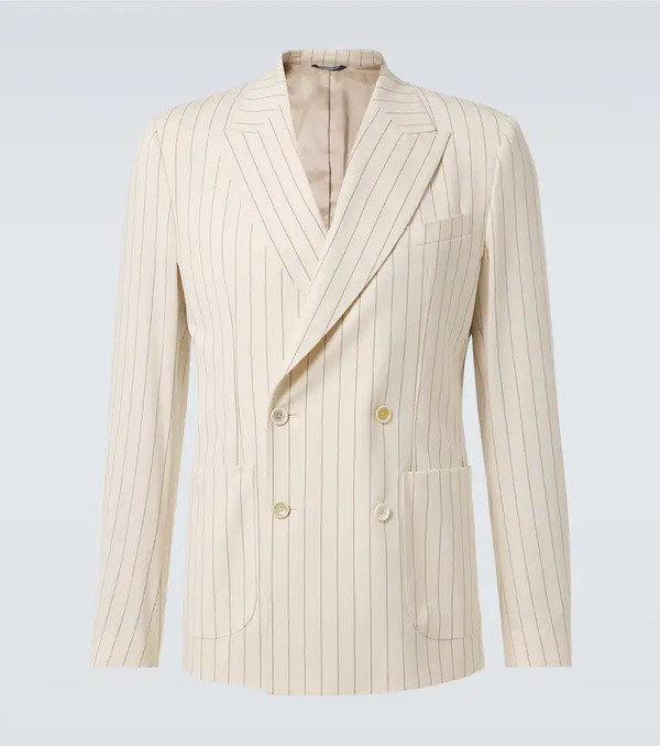  Dolce&gabbana Dolce&gabbana Striped Cotton-blend Blazer 