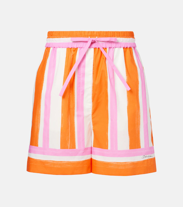  Dolce&gabbana Dolce&gabbana Striped Cotton Shorts 