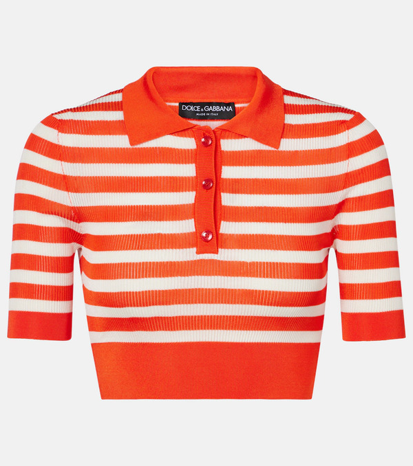  Dolce&gabbana Dolce&gabbana Striped Polo Shirt 