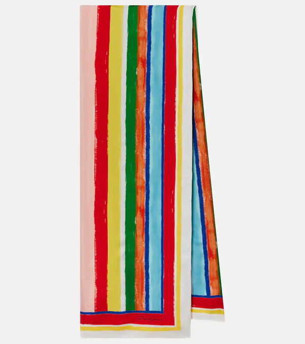  Dolce&gabbana Dolce&gabbana Striped Scarf 