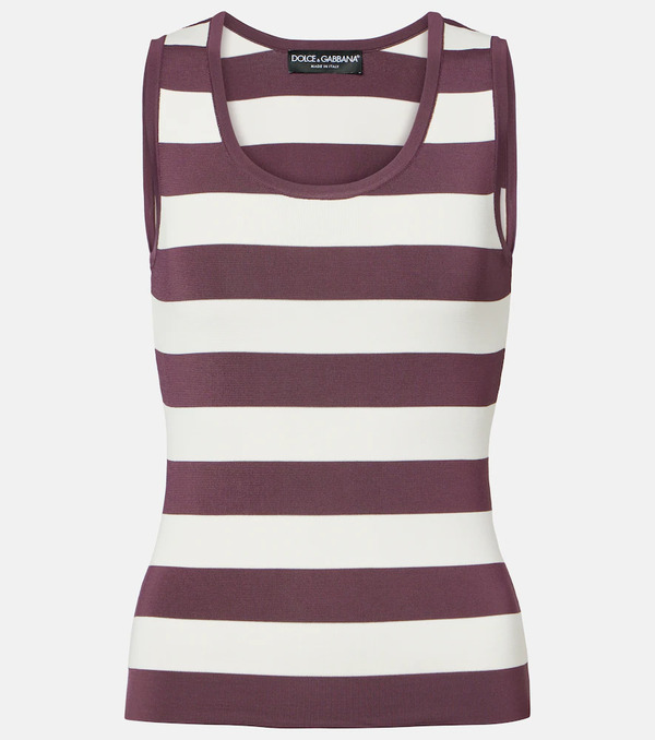  Dolce&gabbana Dolce&gabbana Striped Tank Top 