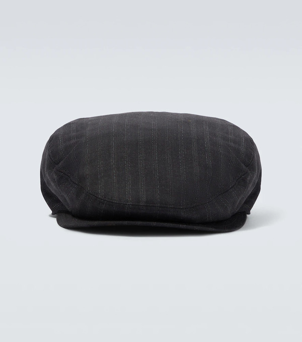  Dolce&gabbana Dolce&gabbana Striped Wool Newsboy Cap 