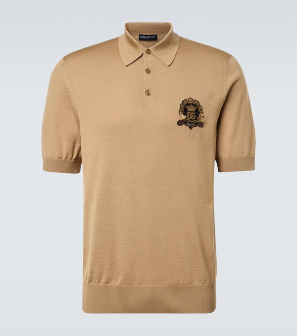  Dolce&gabbana Dolce&gabbana Virgin Wool Polo Shirt 