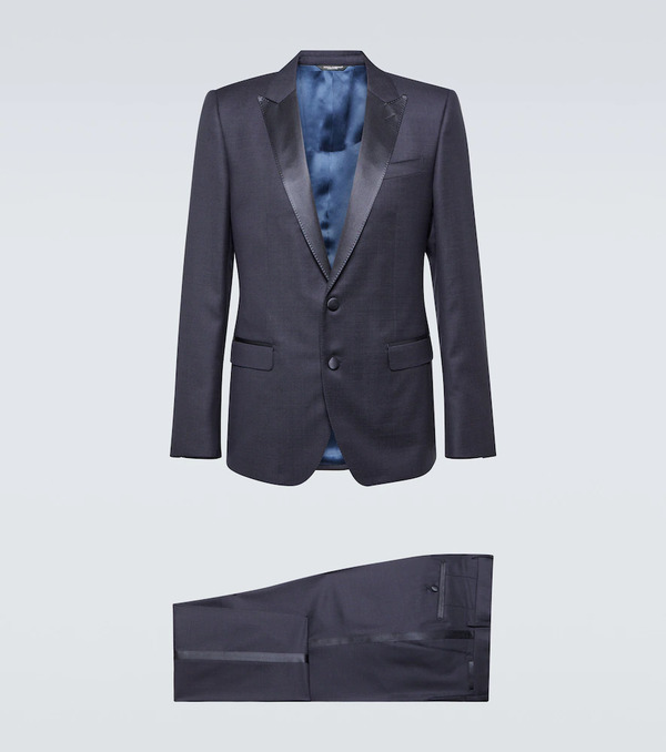  Dolce&gabbana Dolce&gabbana Wool And Silk-blend Suit 