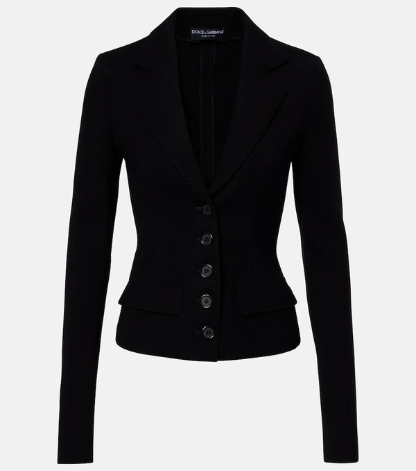  Dolce&gabbana Dolce&gabbana Wool-blend Canvas Jacket 